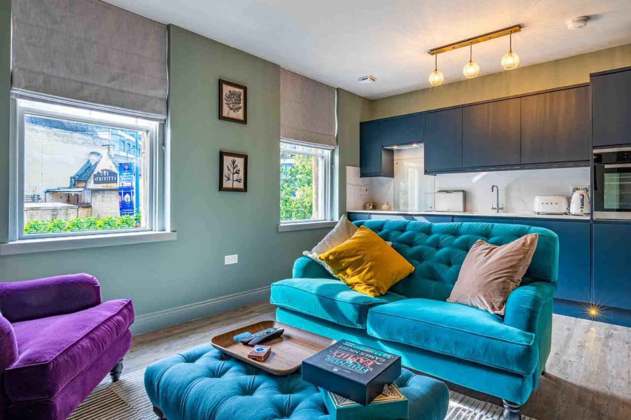 Beautiful Modern 1 Bedroom Apartment, City Centre Bath Exterior foto